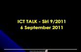 ICT TALK - Siri 9/2011 6 September 2011 - SPRppn.spr.gov.my/perak/wp-content/uploads/2011/09/virus... · 2011-09-09 · Jenis-jenis Virus Komputer dan Implikasinya kepada Pengguna