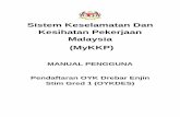 Sistem Keselamatan Dan Kesihatan Pekerjaan Malaysia (MyKKP)mykkp.dosh.gov.my/manual/OYKDES/User Manual Pendaftaran... · 2016-03-09 · pelaksanaan transformasi projek pembangunan