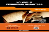 PENDIDIKAN NUSANTARA · 2018-05-16 · 2 PRAKATA Prosiding Kolokium Pendidikan Nusantara mengandungi himpunan kertas kerja terpilih yang dibentangkan dalam Kolokium Pendidikan Nusantara,