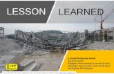 Topik 4 Lesson Learned - Malaysian Public Works Departmentepsmg.jkr.gov.my/images/0/05/Topik_4d.Lesson_Learned.pdf · 2019-06-18 · Pejabat Bomba & Penyelamat Malaysia, Negeri Kelantan