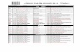 JADUAL BULAN JANUARI 2019 - TENGAHGrand Product Talk (sila dapatkan tiket undangan) Wisma K-link 8.30pm CA Dr Mohd Razali Aziz Jumaat 11-Jan BOP (sila bawa prospek) Stokis Kipark 8.30pm