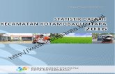 Statistik Daerah Kecamatan Kotamobagu Utara 2016statistik.kotamobagukota.go.id/sites/default/files/2017-05/Kecamatan... · untuk tempat peribadatan. Islam sebagai agama terbesar memiliki