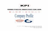 KPI - Khong Plastic · KHONG PLASTIC INDUSTRIES SDN. BHD. (formerly known as : PERUSAHAAN PLASTIK ADIK BERADIK KHONG SDN BHD.) is an established manufacturing of plastic injection