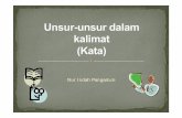 Nur Indah Pangastuti - Universitas Negeri Yogyakartastaff.uny.ac.id/sites/default/files/pendidikan/Nur Indah...Mahasiswa mampu membuat perluasan kata KALIMAT = S + V Unsur-Unsur Kalimat