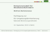 Emissionsmodell für Straßenverkehrslärm · 2019-09-27 · Historie der ULR Wolfram Bartolomaeus –EU -Umgebungslärmkartierung Berlin 18.09.2019 - 3 - ... 4 Fahrzeugarten (Lkw,