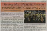 HIBURAN New Sabah Times glV1as UMSKAL …eprints.ums.edu.my/9696/1/nc0000004461.pdfiaitu tarian Tarirai, Mengiluk dan Igal-igal yang mana tarian tersebut kebiasaannya dipersembahkan