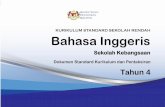 Bahasa Inggeris...KSSR BAHASA INGGERIS SK TAHUN 4 1 INTRODUCTION In this era of global competitiveness, the mastery of English is essential for pupils to gain access to information