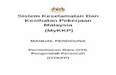 Sistem Keselamatan Dan Kesihatan Pekerjaan Malaysia (MyKKP)mykkp.dosh.gov.my/manual/OYKPP/User Manual Pendaftaran... · 2016-03-09 · pelaksanaan transformasi projek pembangunan