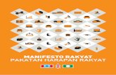 MANIFESTO RAKYATlimkitsiang.com/docs/Manifesto Rakyat PRU13.pdf · 2013-02-25 · MANIFESTO RAKYAT 4 Tawaran Pakatan Rakyat demi menjamin keadilan, kesejahteraan dan kesaksamaan rakyat
