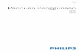 Panduan Penggunaan - Philips · 2015-05-06 · Y Pb Pr - Video Komponen merupakan sambungan berkualitas tinggi. Sambungan YPbPr dapat digunakan untuk sinyal TV Definisi Tinggi (HD).