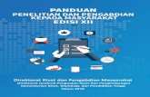 Panduan penelitian dan pengabdian kepada masyarakat edisi ...Buku Panduan Edisi XII ini disusun sesuai dengan perkembangan regulasi terkait dengan pelaksanaan penelitian di Indonesia.