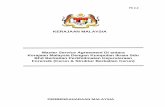 KERAJAAN MALAYSIA · 2017-02-03 · Pekeliling Perbendaharaan Malaysia PK 2.2 M.S. 3/16 KAEDAH PEROLEHAN KERAJAAN PK 2.2 Master Service Agreement Kerajaan Malaysia Dengan Kumpulan