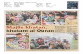 Majlis khatan, khatam al-Qurangš · Majlis khatan, khatam al-Qurangš IRING...Najib Razak diiringi kanak-kanak sejurus tiba pada majlis khatam al-Quran, berkhatan dan bertindik SK