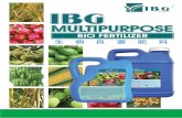 IBG multipurpose brochure · Pokok muda hari ke 5 hingga 40 selepas pencambahan bermula dari 5ml Immature crop 5th to 40th days after sprouting starting from 5ml ñ*óE 0(=,P8 â1