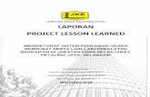 JABATAN KERJA RAYA MALAYSIA LAPORAN PROJECT …epsmg.jkr.gov.my/images/4/44/6._Project_Lesson...laporan project lesson learned menaiktaraf sistem penyaman udara berpusat serta lain-lain