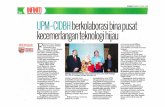 UPM-CIDBHpelancaran pelan strategik FRSB 2016-2020, pameran STEdex'15/16 dan pertukaran memorandum rsefnhaman (MoU) UPM-Cff)BH di Serdang, Selangor baru-baru Beliau berkata, projek