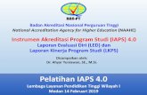 Pelatihan IAPS 4umnaw.ac.id/wp-content/uploads/2019/02/2.-PAPARAN... · Laporan Evaluasi Diri (LED) dan Laporan Kinerja Program Studi (LKPS) Badan Akreditasi Nasional Perguruan Tinggi
