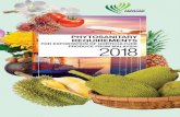 FOR EXPORTATION OF HORTICULTURE PRODUCE ......DEPARTMENT OF AGRICULTURE MALAYSIA 3PHYTOSANITARY REQUIREMENTS FOR EPORTATION OF HORTICULTURE PRODUCE FROM MALAYSIA 2018 4 Introduction