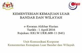 KEMENTERIAN KEMAJUAN LUAR BANDAR DAN WILAYAH · 4/1/2016  · aduan oleh pegawai Mara Daerah Klang, Selangor yang mendakwa wujudnya sindiket penyélewengan dan pemalsuan dokumen permo-