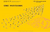 ONE MAYBANKbanknetsyariah.co.id/report/20180427144357_maybank...Di tahun 2017 Maybank Syariah terbukti mampu meningkatkan budaya pengelolaan risiko yang efektif secara signifikan sehingga