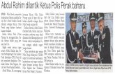...Bekas Ketua Polis Pulau Pinang itu menggantikan Da- tuk Osman Salleh yang ber- sara hari ini. Majlis serah terima tugas antara Abdul Rahim dan Os- man berlangsung di Ibu Pejabat