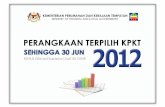 Town Planning Programmes - kpkt.gov.my · Status Of Local Plan (LP) Progress Until 30 June 2012 Program Perumahan Housing Programmes Status Pelaksanaan Program Perumahan Rakyat (PPR)