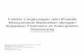 Kejadian Filariasis di Kabupateneprints.undip.ac.id/77780/1/Hasil_TURNITIN_-_Faktor... · Filariasis (penyakit kaki gajah) adalah penyakit menular menahun yang disebabkan oleh cacing