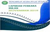 Laporan Perkara Bulan November 2018 - pa-pulaupunjung.go.idpa-pulaupunjung.go.id/portal/download/2018/Laporan... · PENGADILAN AGAMA PULAU PUNJUNG Jln. Lintas Sumatera Km 4 Pulau