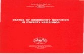 OF COMMUNITY - NutriScene et al 1984 - Nutr of Poverty Kampungs.pdf · year programme to study the status of community nutrition in a group of kampongs that have been lagging behind
