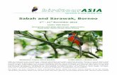 Sabah and Sarawak, Borneo - birdtourasia.com Reports/Birdtour Asia Borneo Nov 2015.pdf · riverine jungle, submontane and montane highlands the two states of Sabah and Sarawak offer