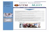 MALAYSIA-JAPAN MJIIT Newsletter...related studies leveraging on its disaster risk management framework and collegial partnership among national and international collaborators. In