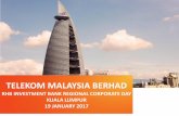 TELEKOM MALAYSIA BERHAD - tm.listedcompany.comJan 19, 2017  · UniFi continues to drive growth, with over 921,000 customers Total broadband customers at 2.37mn Unifi and Streamyx