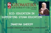 ECO- EDUCATION IN SUPPORTING STEAM EDUCATION … · The Dilemma The remarkable collapse of children's engagement with nature – which is even faster than the collapse of the natural