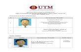 SENARAI PENTADBIR AKADEMIK BAGI MAJLIS PERJUMPAAN … · Dr. Tajul Ariffin bin Musa Pengurus Teknologi Maklumat Fakulti Geoinformasi dan Harta Tanah UTM Johor Bahru 1.8.2011-30.7.2013