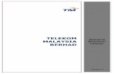 TELEKOM Board of MALAYSIA BERHAD - listed …V.7.1].pdfTelekom Malaysia Berhad (Company No: 128740-P); Company Secretary or Secretary Any person or persons appointed to perform the