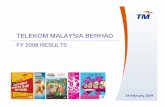 TELEKOM MALAYSIA BERHAD · 2013-06-28 · - Final dividend: 14.25 sen gross or RM382m net of tax Encouraging business and operational performance ... Project Investment Network ...