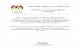 WARTA KERAJAAN PERSEKUTUAN - Tindak Malaysia · diwartakan pada 13 Mei 2016 dan dibaca bersama P.U. (B) 399/2016 bertarikh 6 September 2016 telah diguna pakai bagi maksud kajian semula
