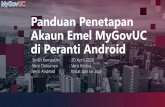 Panduan Penetapan Akaun Emel MyGovUC di Peranti Android Penetapan...WhatsApp WhatsApp amzln Yahoo Add account Auto sync personal data 11 91%' < Accounts and backup Accounts Backup