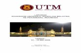 LAPORAN ROADSHOW UNIVERSITI TEKNOLOGI MALAYSIA KE … · 2009-06-12 · 1.0 LATAR BELAKANG LAWATAN Program lawatan ini adalah antara persediaan universiti untuk ke arah menaikkan