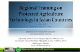 Regional Training on Protected Agriculture Technology in ... · Organic production Organic production is a system of farming which avoids the use of chemical fertilizers, pesticides,