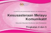 Kesusasteraan Melayu Komunikatifsmksyedsira.edu.my/wp-content/uploads/2020/01/DSKP-KSSM... · 2020-01-26 · Kemahiran Berfikir Aras Tinggi (KBAT) dinyatakan dalam kurikulum secara