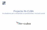 Projecte IN-CUBA · 2019-02-28 · d'aprenentatge d'alta qualitat a la mida de les necessitats individuals. IN-CUBA El projecte IN-CUBA pretén fomentar la inclusió social de persones