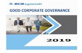Laporan Pelaksanaan G Tahun 2019 - BCA Syariah...Mendorong pengelolaan BCAS sesuai dengan 5 (lima) prinsip dasar GCG yaitu Transparansi ( Transparency ), Akuntabilitas ( Accountability