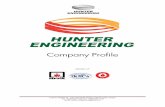 Company Profile - Hunter Engineeringhunterengineering.my/wp-content/uploads/2014/02/...Level 8, Pavilion KL, 168 Jalan Bukit Bintang, 55100 Kuala Lumpur. Tel: +603-9205 7636 Fax: +603-9205