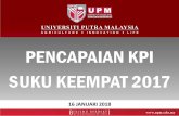 PENCAPAIAN KPI SUKU KEEMPAT 2017reg.upm.edu.my/eISO/portal/kpi/kpi_upm/KPI UPM Q4 2017.pdf · 2018-01-22 · IPR yang difailkan : - Paten, IPR lain Pengkomersilan : - Produk dikomersilkan