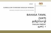 BAHASA TAMIL (SJKT)tahun empat ¬ñÎ 4 ¬ñÎ 4 dokumen standard kurikulum dan pentaksiran modul teras asas bahasa tamil (sjkt) ¾Á¢ú¦Á¡Æ¢ tahun 4 bahagian pembangunan kurikulum
