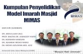 Kumpulan Penyelidikan Model Imarah Masjid MIMAS...Pembentangan di Konvensyen Koperasi Kariah Masjid Peringkat Kebangsaan 2016. 8.30 malam – 10.30 malam. Hotel Tabung Haji Kelana