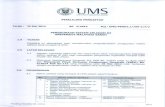 2014-05-29 (4) - UMS - HOME · Pengesahan kehadiran ahli dalam mesyuarat melalui sistem Penyediaan, pengedaran draf dan dokumen akhir minit mesyuarat. Minit mesyuarat boleh disediakan