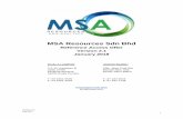 MSA Resources Sdn BhdJan_2018).pdf · MSA Resources Sdn Bhd (“MSAR”) is a company incorporated in Malaysia with its registered business address at 23B, Jalan Padi Ria, Bandar