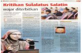 wajar diterbitkan - Universiti Putra Malaysiapsasir.upm.edu.my/33019/1/Kritikan Sulalatus Salatin wajar diterbitkan.pdfPerbincangan edisi kritikan Sulalatus .ia menuntut kerja berkumpulan